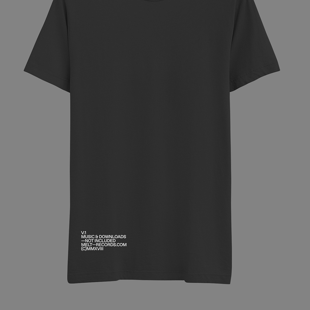Melt Records T-Shirt (V.1) - Black | Melt Records