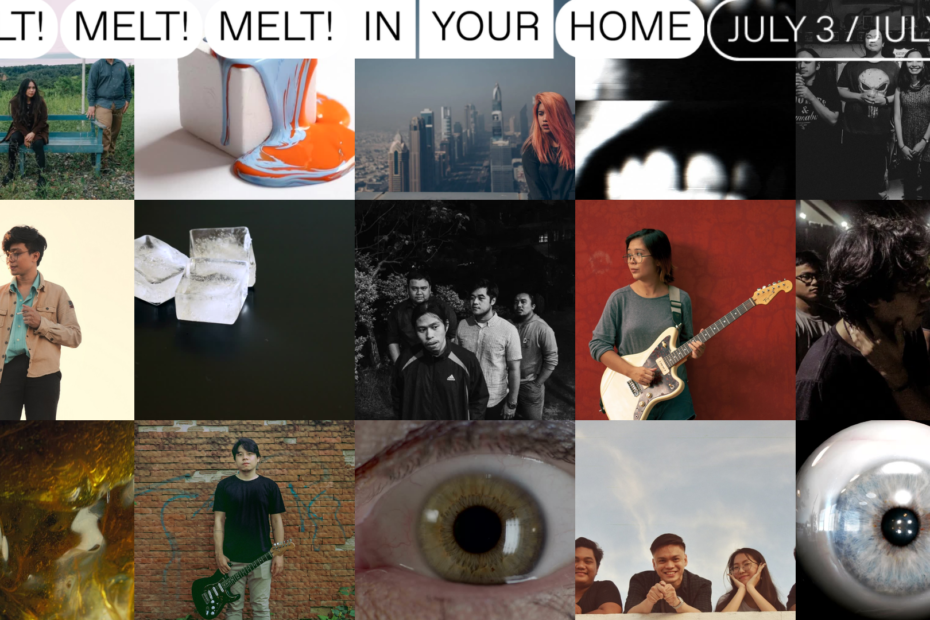 Melt! Melt! Melt! In Your Home Artist Lineup | Melt Records | Virtual gig, online show, stream series