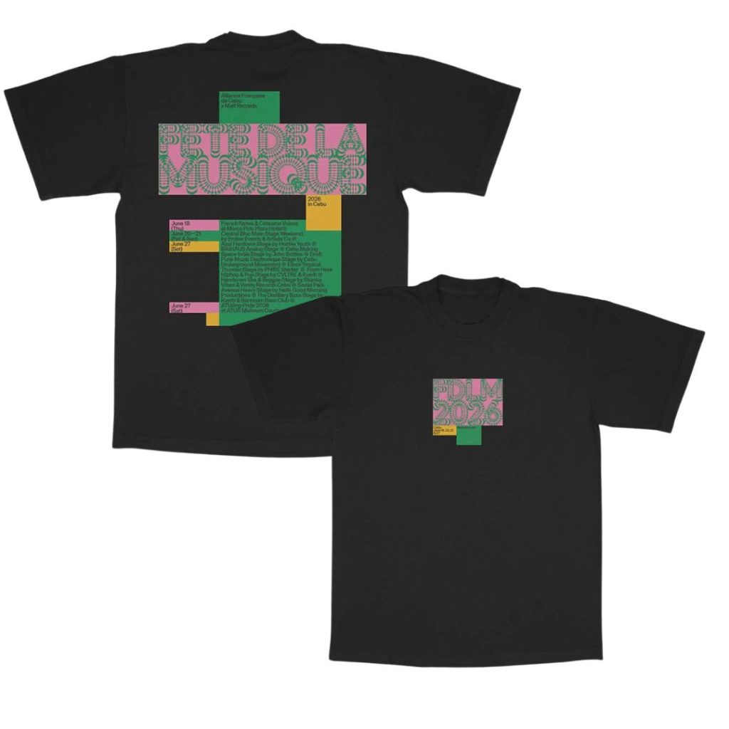 Fête de la Musique 2026 In Cebu | Shirts (Black) | Melt Records