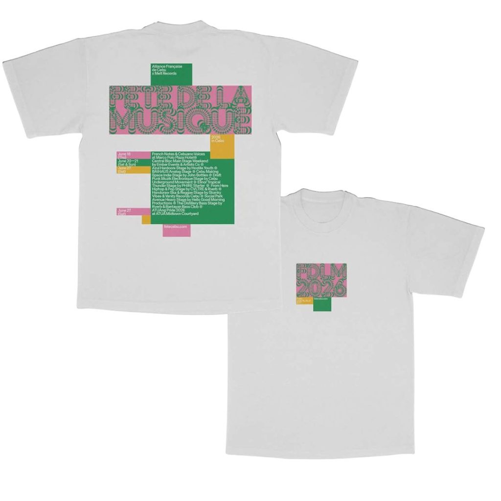 Fête de la Musique 2026 In Cebu | Shirts (White) | Melt Records